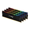 Kingston FURY Renegade RGB 32 GB (4 x 8 GB) 3200 MHz DDR4 CL16 Desktop Memory Kit of 4 KF432C16RBAK4/32