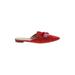 Ann Taylor Mule/Clog: Red Shoes - Women's Size 9 1/2
