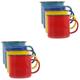 TOPBATHY 8 Pcs Enamel Small Cups Beer Mugs Tin Mugs Ceramic Coffee Cup Retro Mug Breakfast Enamel Mugs Home Enamel Cup Drinking Mug Enamel Coffee Mug Office Multifunction Milk Storage Cup