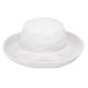 Wallaroo Hat Company Women’s Casual Traveler Sun Hat – UPF 50+, Adjustable, Ready for Adventure, Designed in Australia, White