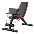 Foldable Workout Bench Adjustable Weight Bench Home Gym Sit Up Incline Abs Bench Flat Fly Press Fitness Rope