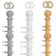 FlickBuyz Curtain Poles - Curtain Pole for Eyelet Curtains - 28mm Curtain Rod, Premium Quality, Round Finials, Ring, Bracket, Door Curtain Pole Idea for Any Room (Beechwood, 300cm)