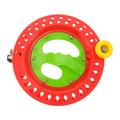 POPETPOP 3pcs Handle Reel Fly Reel Outdoor Fishing Accessory Large Arbor Fishing Tools Line Winding Reel Round Fly Fishing Reel Fishing Line Organizer Line Reel Retainer Abs Red Marine