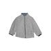 OshKosh B'gosh Fleece Jacket: Gray Solid Jackets & Outerwear - Size 4Toddler