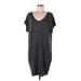 Old Navy Casual Dress - Shift: Gray Marled Dresses - Women's Size Medium