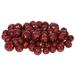 Vickerman 20MM/25MM/30MM Wine Glitter Polystyrene Ball Christmas Ornament, 72 per Bag - 20/25/30MM