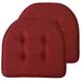 2 Pack Memory Foam U-Shaped Chair Pad Cushion