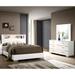 Furniture of America Champs Contemporary Solid Wood 2-Piece Storage Panel Bed and Dresser Set