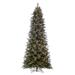 Vickerman 5.5' x 36" Frosted Douglas Fir Artificial Pre-Lit Christmas Tree, Warm White 3mm LED Lights - 5.5' x 36"