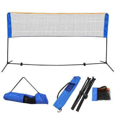 10 Feet Portable Badminton Volleyball Tennis Net Set with Stand/Frame Carry Bag