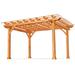 EGEIROS LIFE 12 Ft. W x 10 Ft. D Solid Wood Pergola | 86.6 H x 144 W x 120 D in | Wayfair EL-ZPPLMT-1012-Z-W8