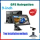 9 "Auto Touchscreen GPS Navigator 256m 8g fm neuesten Europa Südamerika USA Mexiko LKW saß Großbild