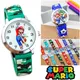 Montre à quartz Super Mario Bros pour enfants montre de sport Shoous pour garçons et filles cadran