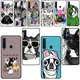 Coque de téléphone motif bouledogue français Boston Terrier étui mignon pour Samsung Galaxy A3 A5