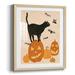 Winston Porter Pumpkin Patch Cats I Framed On Paper Print in Black/Orange | 20 H x 16 W x 1 D in | Wayfair D201503211D54BCF9A442EE7BEACD9BF