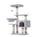 Tucker Murphy Pet™ Eltay 45.51" H Cat Tree in Gray | 45.51 H x 25.59 W x 31.5 D in | Wayfair 3BA9B01EEBA249ACA2C88D2BDF786C32