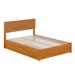 Red Barrel Studio® Kimarley Solid Wood Panel Bed Wood in Brown | 37.4 H x 56.77 W x 77.87 D in | Wayfair 96EE68ACB82446F9A1EC550099235C2B