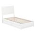 Red Barrel Studio® Kimanee Solid Wood Sleigh Storage Bed Wood in White | 44.06 H x 42.13 W x 82.42 D in | Wayfair 2354200A29CE4DCFB6901099DCD98538