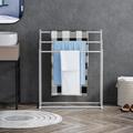 Latitude Run® Towel Racks For Bathroom, 3 Tiers Towel Rack Standing, Freestanding Towel Holder For Bath Storage & Hand Towels, Blanket Holder | Wayfair