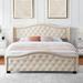 Canora Grey LUXURIOUS VELVET BED: This Upholstered Bed Frame Features A Deluxe & Oversized Wingback Design | King | Wayfair