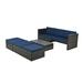 Latitude Run® 5 Pieces Patio Furniture, Outdoor Conversation Set | 26.79 H x 82.59 W x 27.59 D in | Wayfair 77C969C7C823432C9839DDC6A1D56B8C