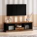 Ebern Designs Modern Design TV Stand w/ 2 Storage Cabinets & Drawer, TV Console Table Media Cabinet, For Living Room Bedroom, | Wayfair