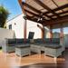 Latitude Run® 8 Piece Patio Sectional Outdoor Furniture Sofa Set w/ One Storage Box | Wayfair 6373CD33D31B4E53BEA7042867421FEA
