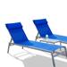 Latitude Run® Tenesha Outdoor Steel Chaise Lounge Set w/ Table | 36.09 H x 64.69 W x 63.69 D in | Wayfair D084EA0C2C4B49BFA50CCF87D280AB2C