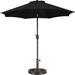 Latitude Run® Tamberly 4" Market Umbrella w/ Crank Lift Counter Weights Included | 108 H x 4 W x 6 D in | Wayfair 227931D459F84664BF92A5E534E8A1EE