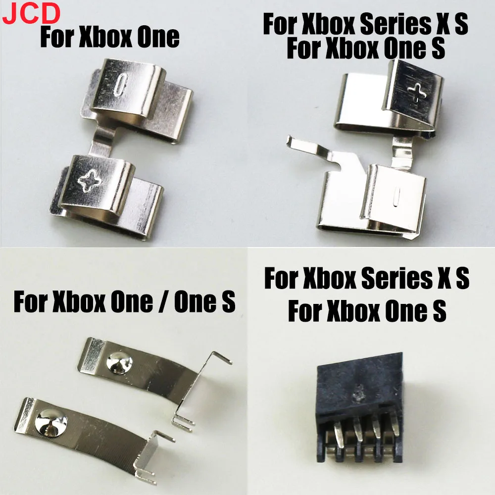 JCD 1pcs For Xbox One Game Pad Xbox one S Controller Series S X Battery Conductive Sheet Metal Contacts Piece Spot Goods