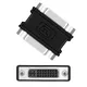 DVI Miniature Connector DVI-I (24+5) Female to Female Mini Gender Changer for DVI Cable Extension