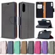 Business Leather Wallet Leather Case for Sony L4 Xperia 10 Xperia 5 Xperia XZ5 Xperia 8 Luxury Cover