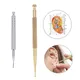 Facial Reflexology Massage Tool Retractable Acupuncture Pen Double Headed Spring Ear Care Tool Point