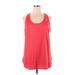 Reebok Active Tank Top: Red Activewear - Women's Size 1X