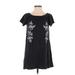 Topshop Casual Dress - Shift: Black Dresses - Women's Size 4