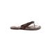 Bernardo Flip Flops: Brown Shoes - Women's Size 10