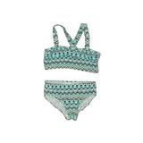 Lands' End Two Piece Swimsuit: Teal Sporting & Activewear - Kids Girl's Size 10
