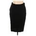 Banana Republic Casual Pencil Skirt Knee Length: Black Print Bottoms - Women's Size 14