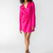 Sanctuary Clothing Cuff Detail Wrap Dress - Pink