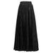 Monogram Pleated Skirts Black