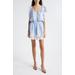 Ryan Lace Trim Linen Minidress