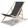 Lounger Swing Lounger Lounger pieghevole da spiaggia Lounger da balcone Lounger Chair legno grigio