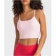 Damen Tank Top Running Sport Top Feste Farbe Yoga Fitness Bauchfreies Top Rosa Königliches Blau Blau Gurt Hochelastisch Sommer