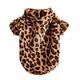 Dog Coats for Small Dogs Puppy Dog Winter Coat Leopard Printed Dog Costume Christmas Costume Outfits Dog Sweater Winter Clothes for Small Dogsdog halloween costumes