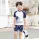 Kids Boys Swimsuit Graphic Short Sleeve Outdoor Adorable White Summer Clothes 7-13 Years