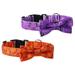 2 Pcs Pet Collar Decor Halloween Party Favor Halloween Party Accessories Halloween Pet Supplies Bow Tie Dog Collar