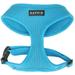 Puppia Soft Dog Harness No Choke Over-The-Head Triple Layered Breathable Mesh Adjustable Chest Belt and Quick-Release Buckle Sky Blue Medium