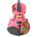 Rozanna s Violins Butterfly Rose Tattoo Pink Glitter Violin