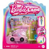 Barbie Mini BarbieLand Doll & Vehicle Set with 1.5-inch Doll & Convertible Car with Color-Change