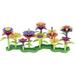 Green Toys Build-a-Bouquet 4C - 44 Piece Pretend Play Motor Skills Building and Stacking Kids Toy Set. No BPA phthatates PVC. Dishwasher Safe Recycled Plastic Made in USA.